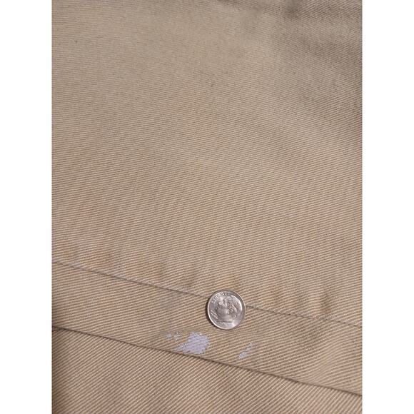 Levis Chinos 505 Mens 38x32 Brown Tan Regular Straight Denim Jeans Pants - Picture 11 of 11